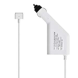CUGLB 45w Magsafe 2 14.85v 3.05a Car Adapter Charger Cord for Macbook Mac Air A1436 Md592ll/a A1466