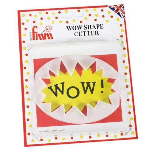 FMM Cutter Wow Shape Pop Cake Fondant Cutting Tool Cartoon Super Hero Design