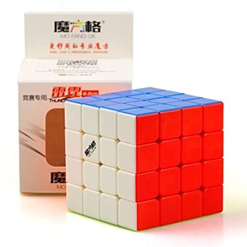 Cuberspeed QiYi Thunderclap 4x4 stickerless speed cube Mofangge Thunderclap 4x4x4 62mm