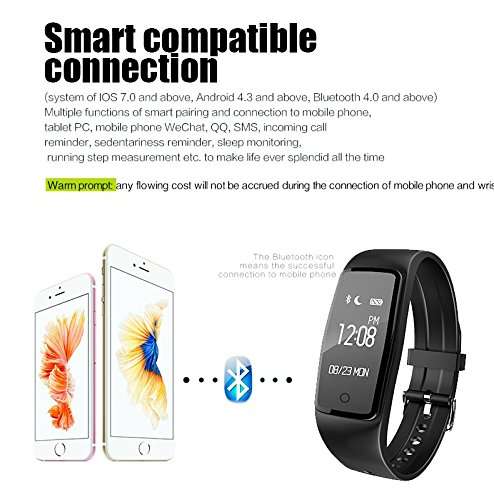 Waterproof Bluetooth Smart Watch with Blood Pressure/Heart Rate/Sleep Monitor Sports Fitness tracke