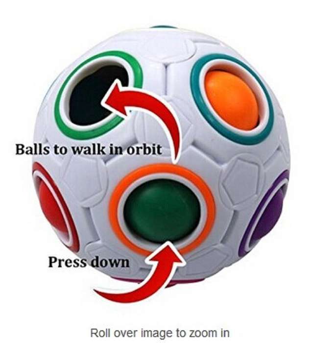 Magic Rainbow Ball Magic Cube Puzzle