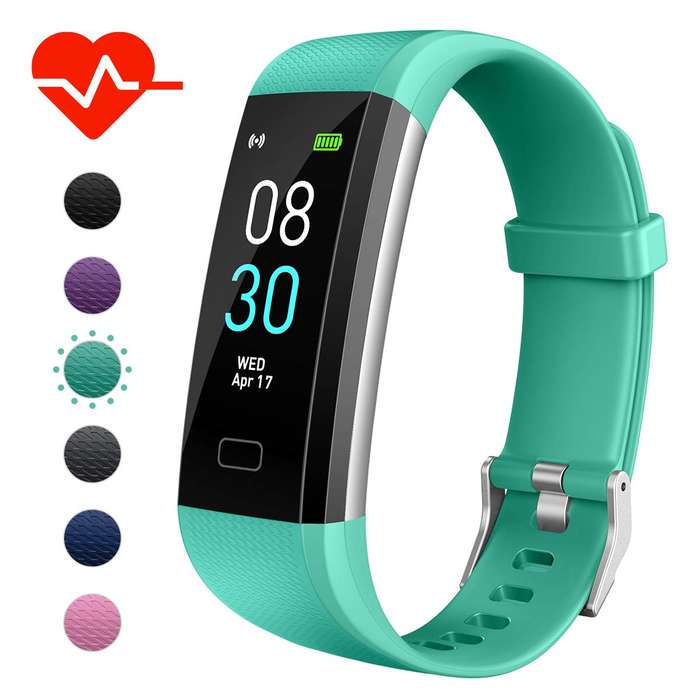 Fitness Tracker HR, Activity Tracker Watch with Heart Rate Monitor, IP68 Waterproof