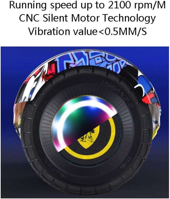 Hoverboard Self Balancing Scooter 8" Two-Wheel Self Balancing Hoverboard with Bluetooth Speaker and