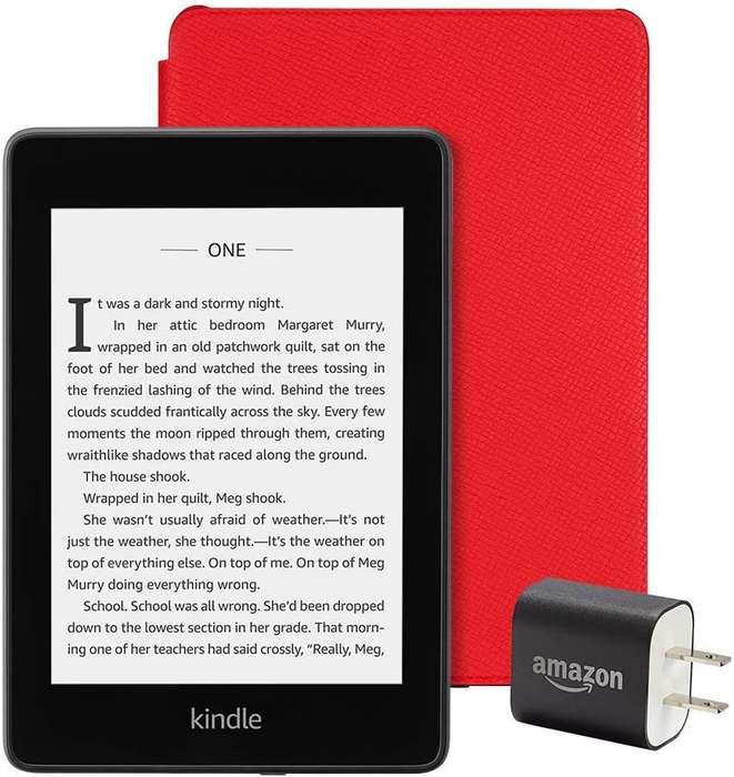Waterproof Amazon Kindle Paperwhite Bundle - 32GB, Wi-Fi and 4GLTE (Gen 10)