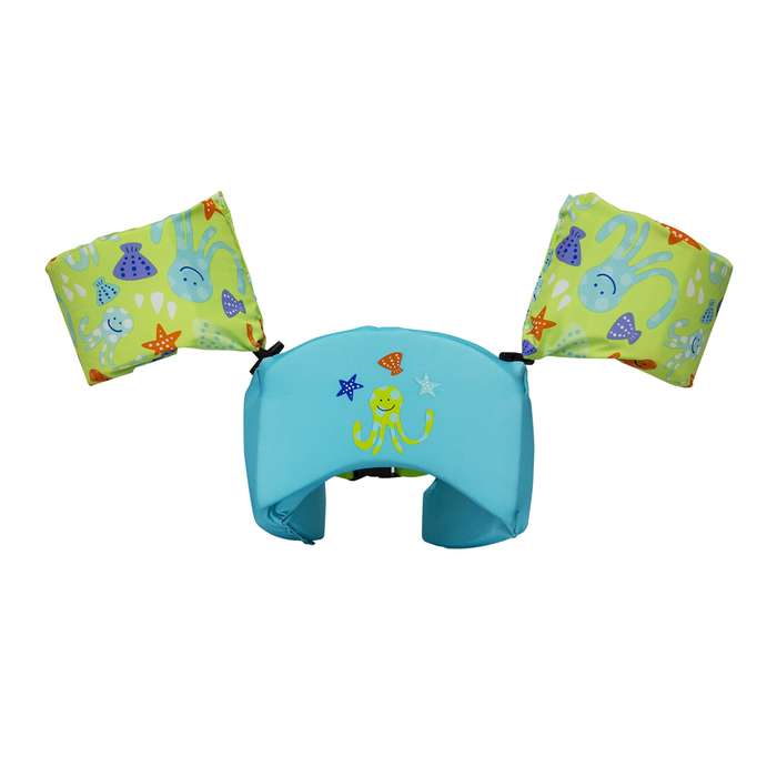 SwimWays Swim Trainer PFD Green Octopus