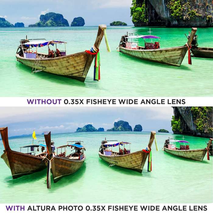 Photo 58MM 0.35x Fisheye Wide Angle Lens with Macro Close-Up Portion