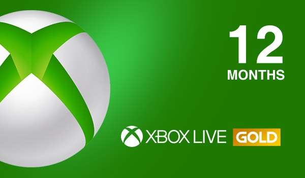 Xbox Live Gold 12 month