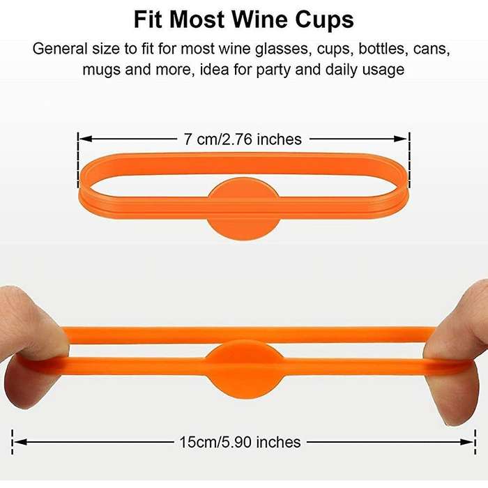 Beer Glass Cup Markers Bottle Strip Tag Markers for Cocktail Party