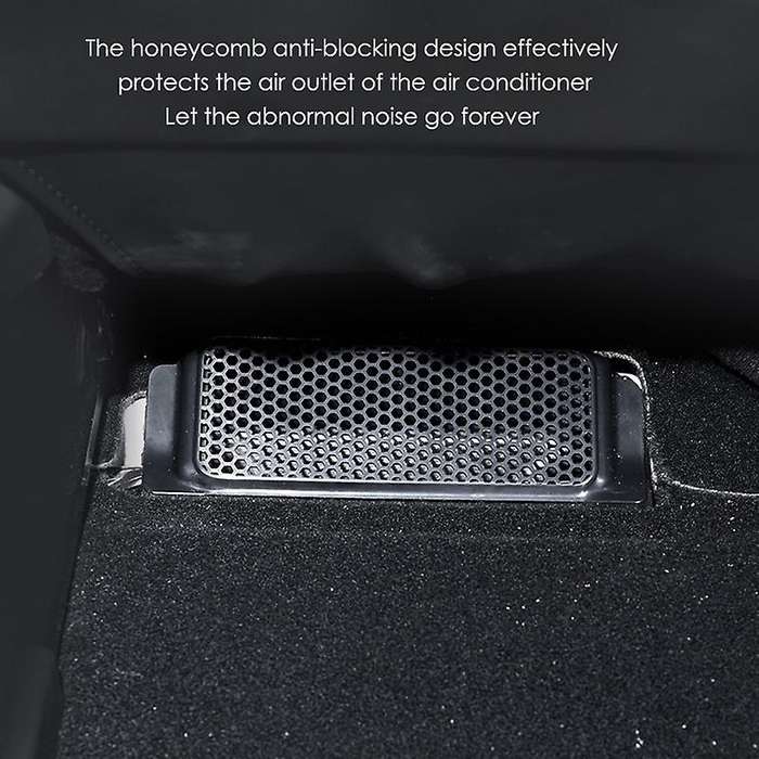 For Tesla Model 3 Air Conditioning Outlet Dust Covers Under The Seat