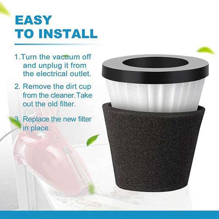 Vacuum Cleaner Filter for Dirt Devil Ad40117 F117 Vacuum Cleaner
