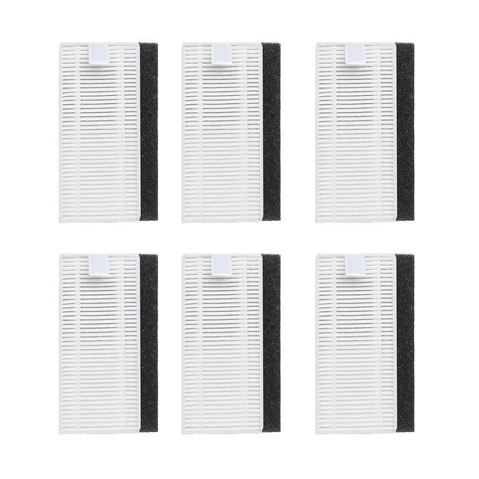 6pcs Hepa Filter for Conga 1090 Robot Vacuum Cleaner Filters Parts