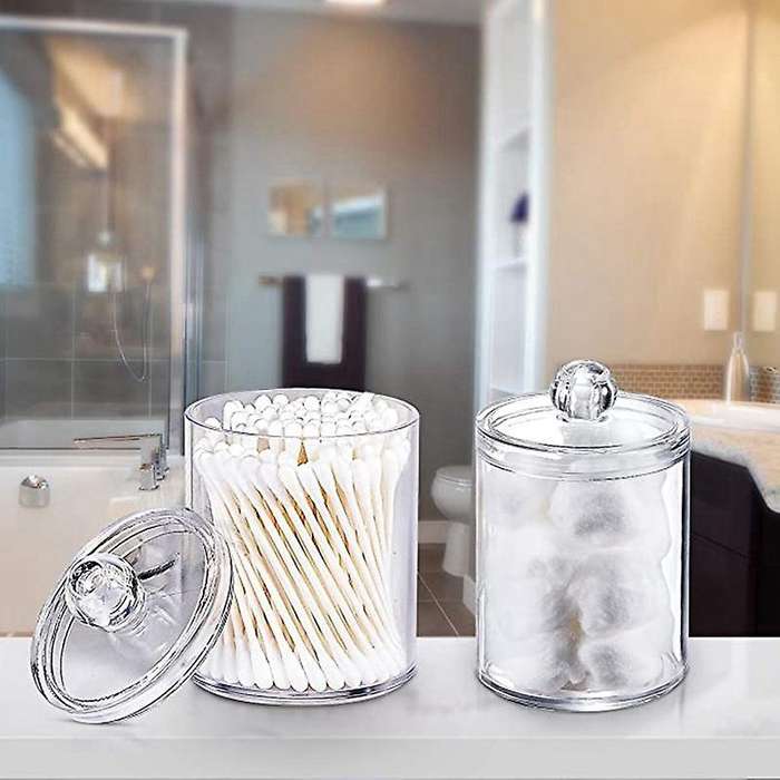 2pcs Makeup Organizer Storage Box Bathroom Accessories