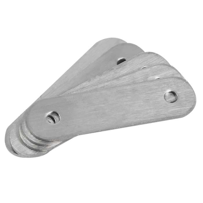 60mm X 16mm Straight Repair Joining Mending Flat Plate Bracket 15pcs