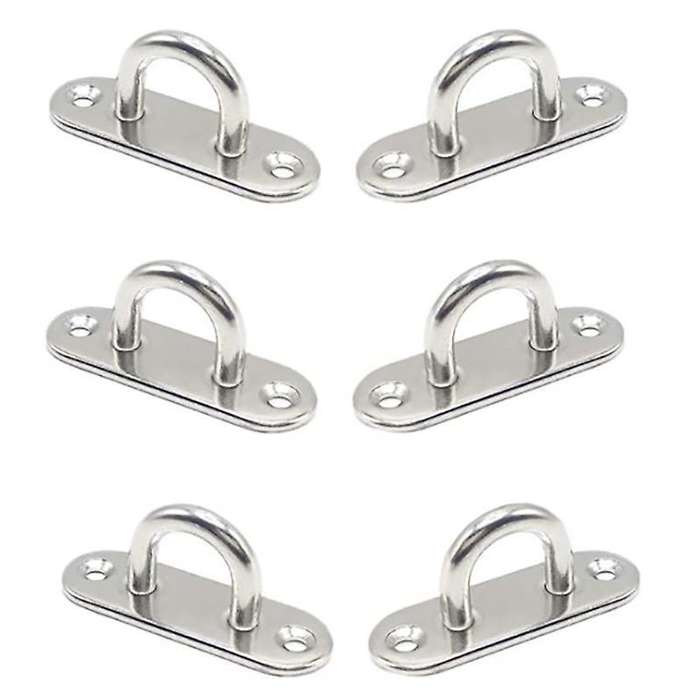Oval Eye Guard U Shaped Hook Ceiling Wall Mounting Tie Down Rigging