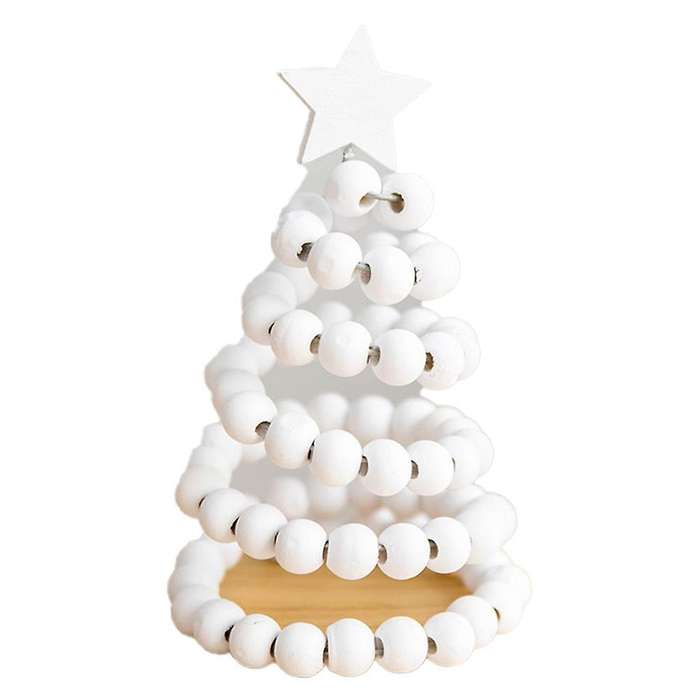 Wood Hanging Diy Children's Christmas Tree Scene Layout Table A