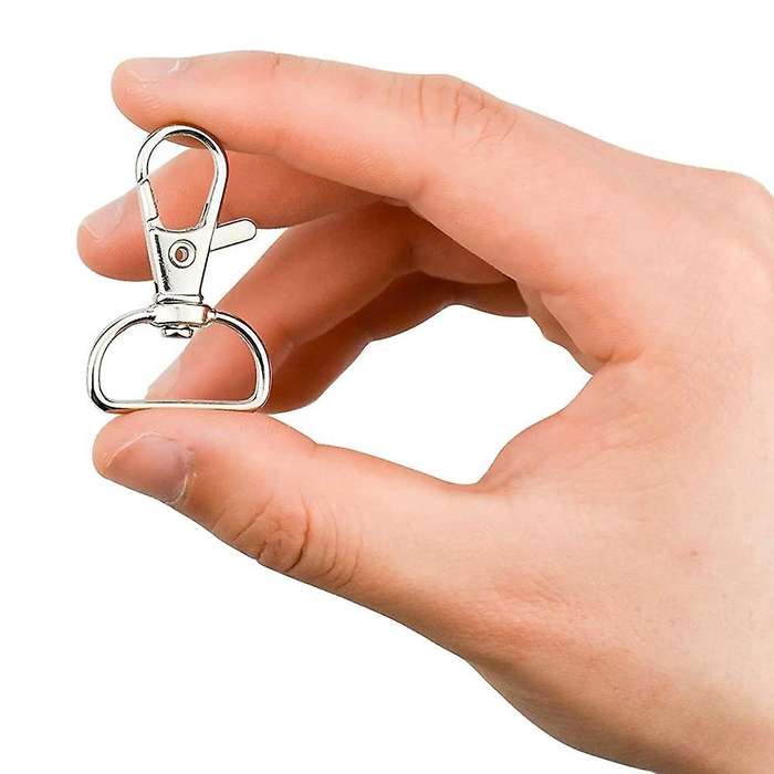 20 Pieces Twist Locks Lanyard Snap Hooks, Premium Keychain Clip Hook