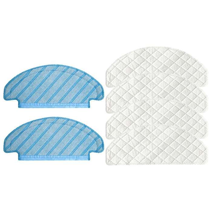 6pcs Rags for Ecovacs Deebot Ozmo T8 / T8 Aivi Disposable Mop Cloth