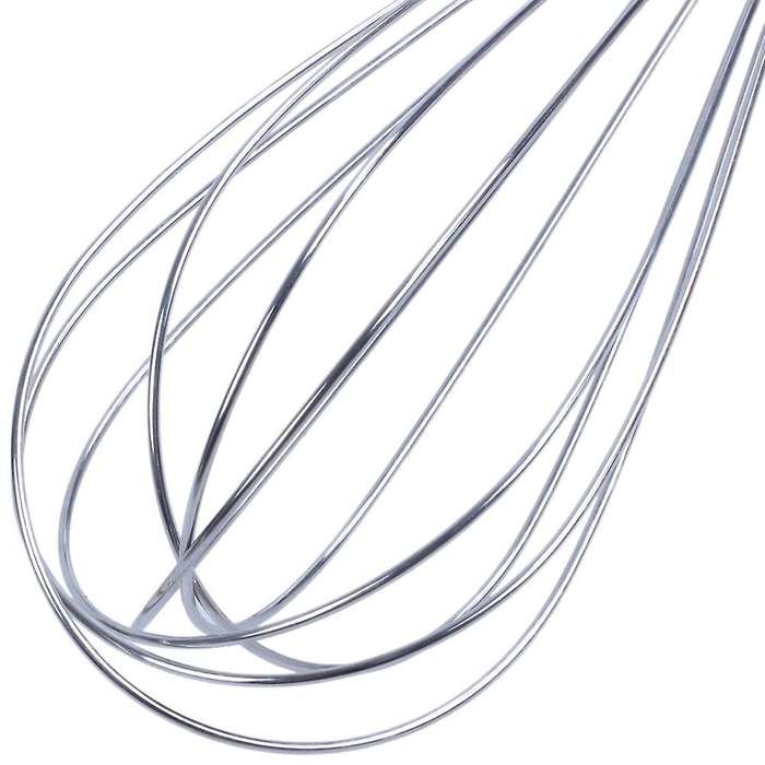 Stainless Steel Egg Beater Whisk Tool 8 Inch Length