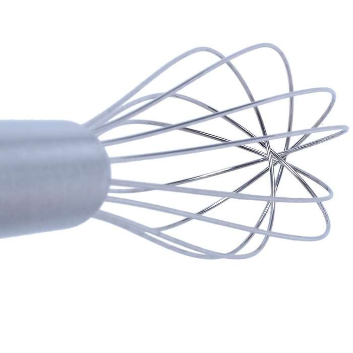 Stainless Steel Egg Beater Whisk Tool 8 Inch Length
