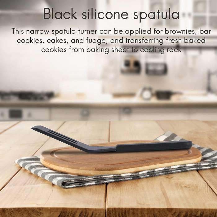 2pcs Brownie Nonstick Silicone Turner Heat-resistant Cookie Spatula
