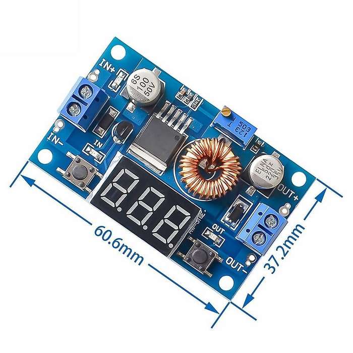 1 Piece Of 5a High Power Xl4015 75w Dc-dc Adjustable Step-down Module