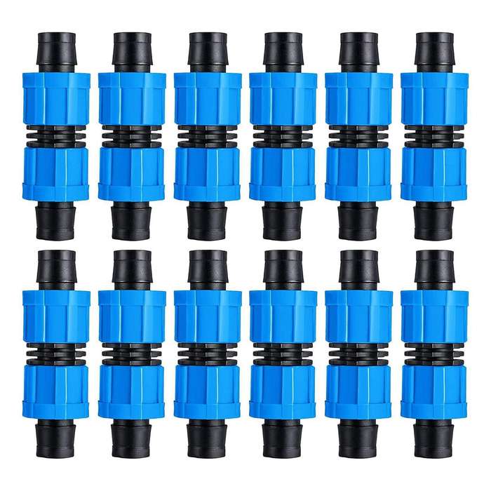 12pcs 1/2inch Universal Connector, Compatible with 16-17 Mm Drip Tape