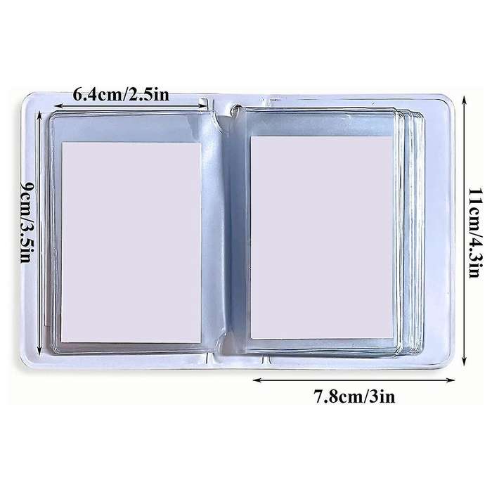 3 Inch Mini Photo Album Photocard Holder, Id Holder (milk)