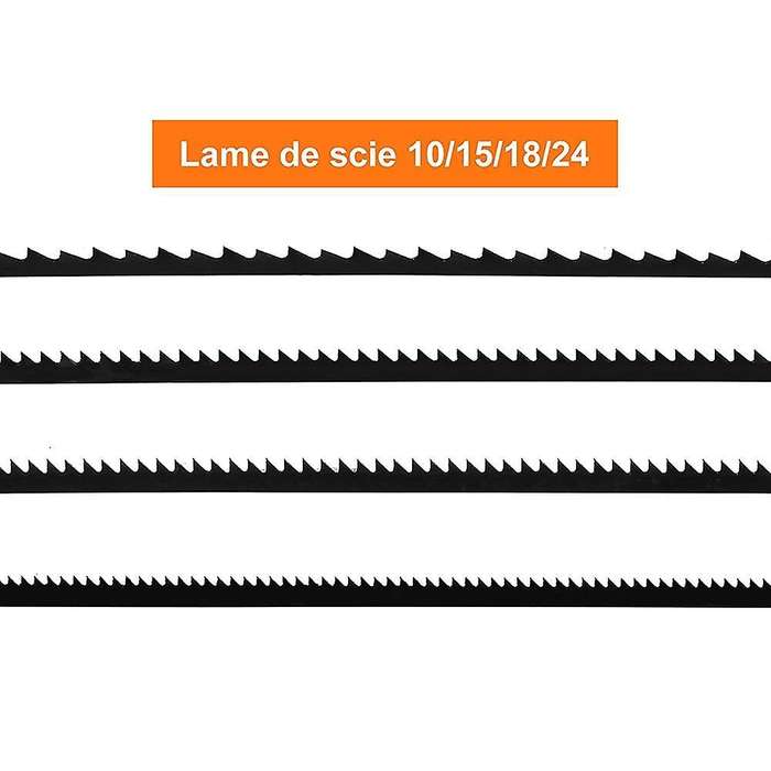 20 Pcs Scroll Saw Blades 10/15/18/24 Teeth 127 Mm Replacement Scroll