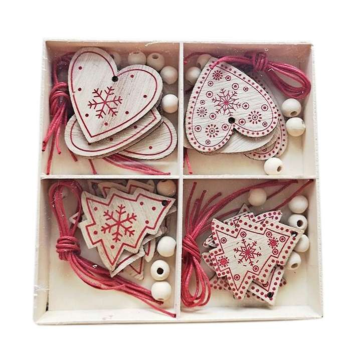 Crafts Wooden Christmas Gifts Interior Decorations Diy Wood Chips 4