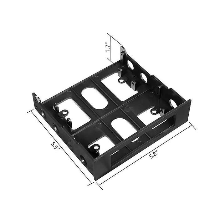 3.5 to 5.25 Hard Drive Drive Bay Front Bay Bracket Adapter