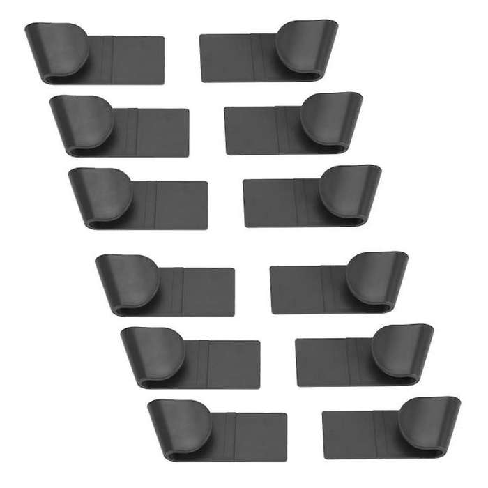 12pcs Plastic Pot Pan Lid Rack Clip Cooker Pot Cover Frame Stand