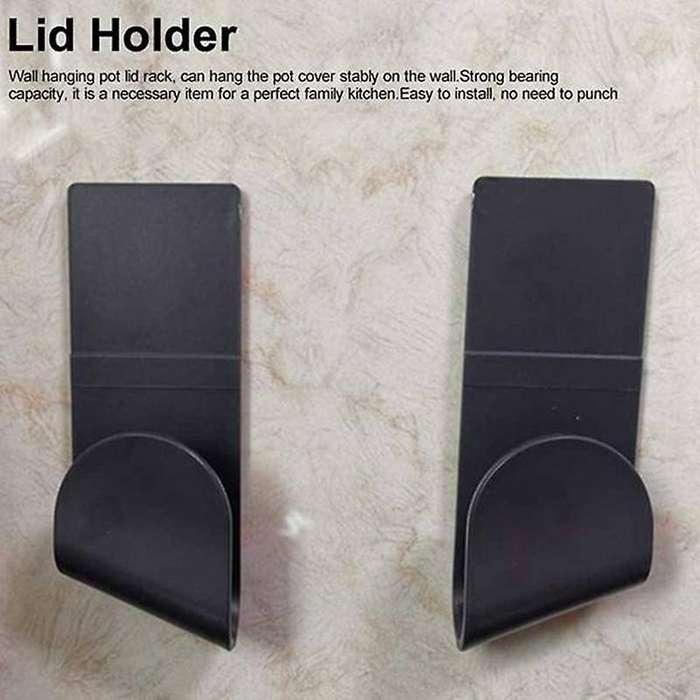 12pcs Plastic Pot Pan Lid Rack Clip Cooker Pot Cover Frame Stand