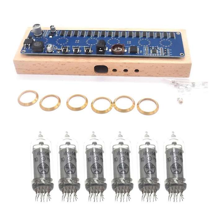 Former Soviet Union In14 Glow Tube Clock Diy Kits Dc12v N14 Diy Kit