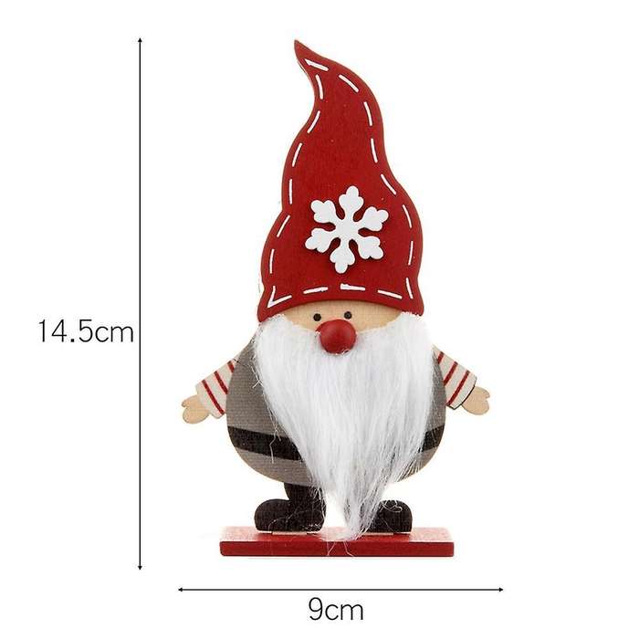 Wooden Ornament Merry Decor for Home Xmas Navidad Gifts Art , A