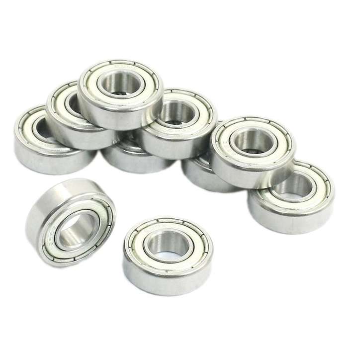 8mm X 19mm X 6mm Sealed Deep Groove Radial Ball Bearings 698z 10 Pcs