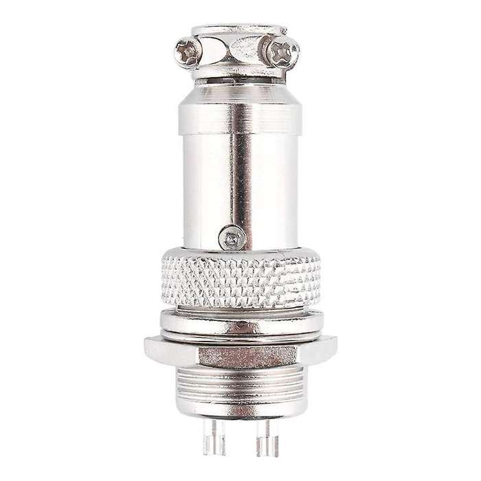 Gx16 Aviation Connector 2-pin 400v Screw Type Cable Connector