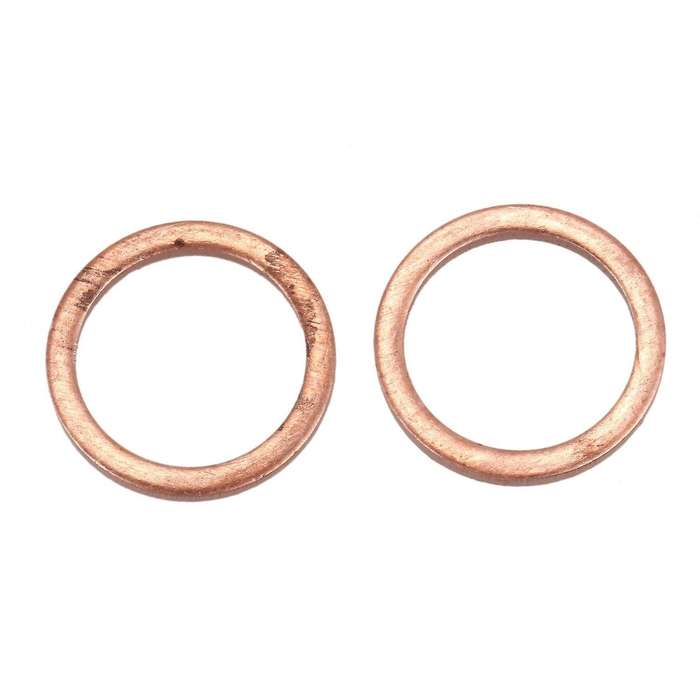 10pcs Copper Crush Washer Flat Ring Seal Gasket Fitting 14mmx18mmx2mm
