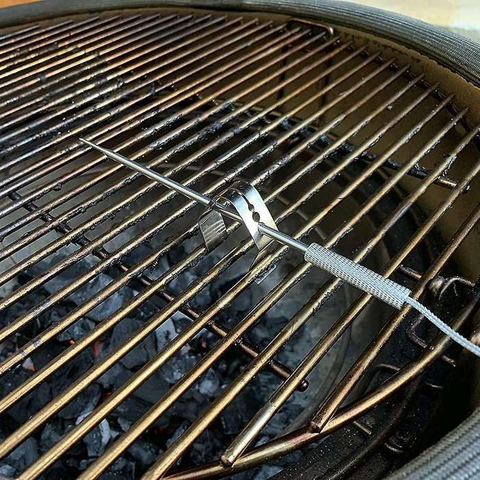 Universal A Style Meat Thermometer Probe Clip Holder,set Of 2