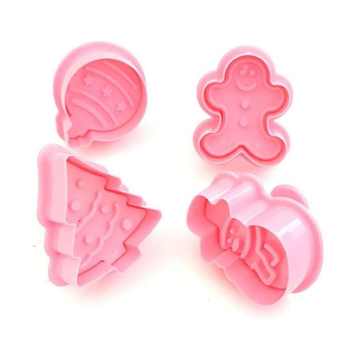 Fondant Cake Tool Christmas Snowman Christmas Tree Gingerbread Man