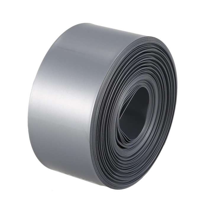10m 29.5mm Pvc Heat Shrink Tubing Wrap for 1 X 18650 Battery Gray