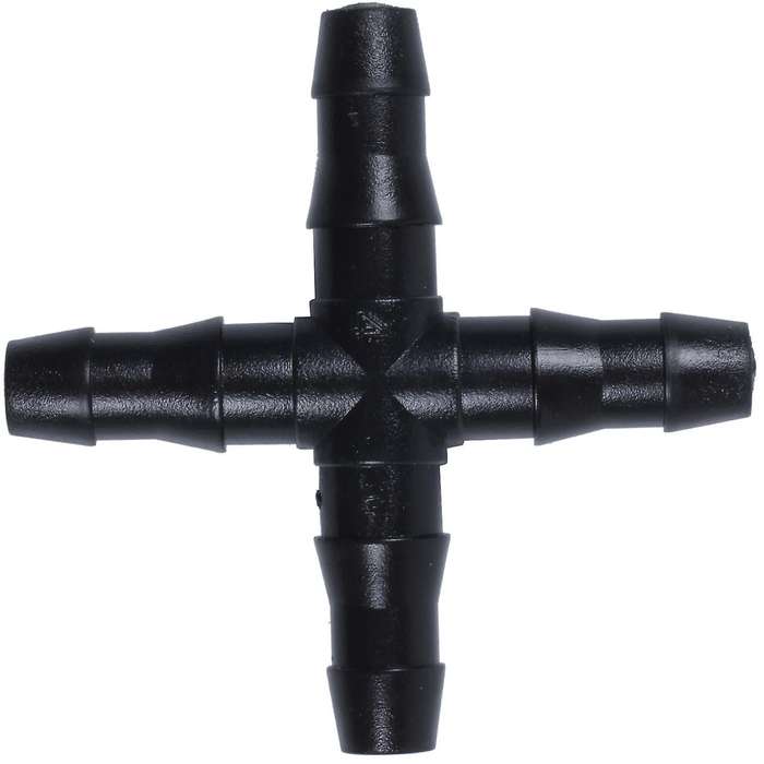 20 Pcs Black Sprinkler Irrigation Tee Pipe Barb Hose for Tube