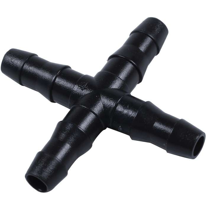 20 Pcs Black Sprinkler Irrigation Tee Pipe Barb Hose for Tube