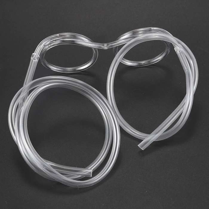 Gafas Con Paja Gafas Con Pajita Para Beber - Claro