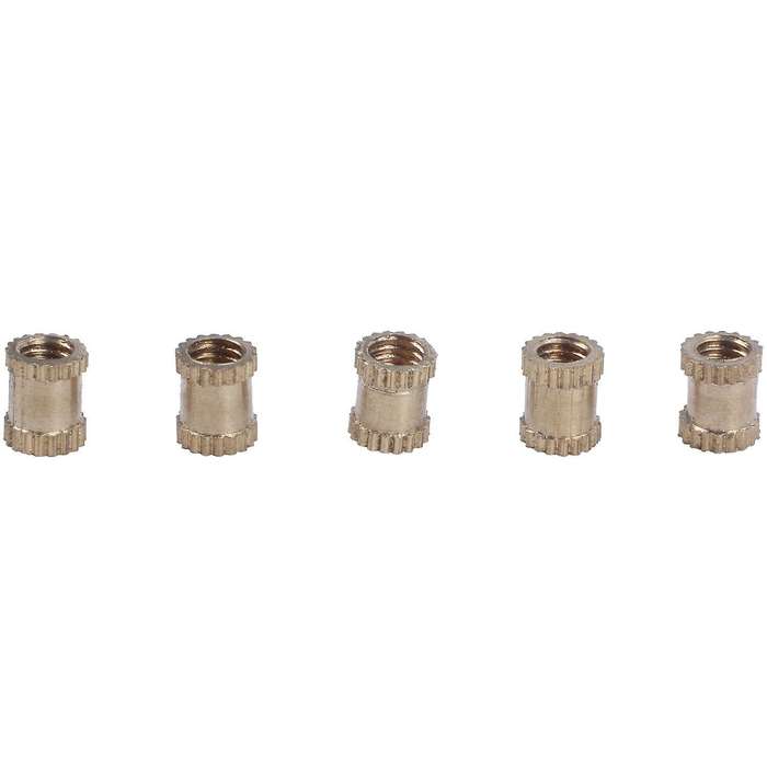 Injection Molding 3mm X 5mm X 4mm Fittings Knurl Thread Inserts 50pcs