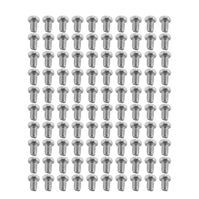 100pcs Crosshead Phillips Pan Head Screws Bolt M2 X 3mm