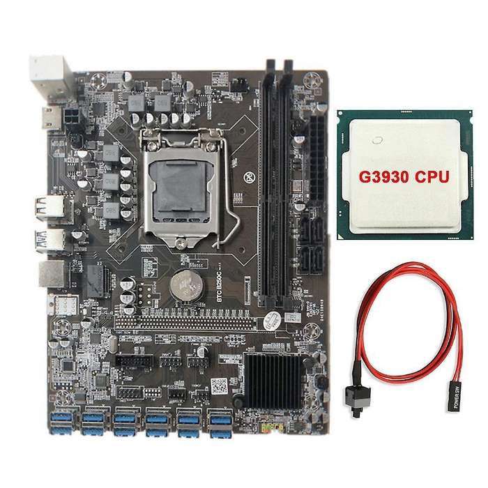 B250c Btc Mining Motherboard Graphics Card Supports Ddr4 Ram