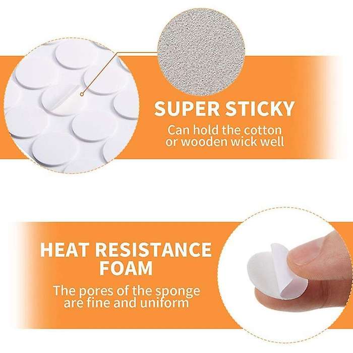 500 Pieces Of Candle Wick Stickers 2 Mm Wax Stickers Candle Wick