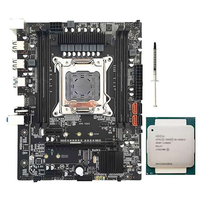 X99 Motherboard Set with E5 2620 Cpu+thermal Grease Lga2011-3 Pin