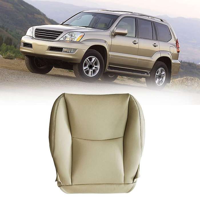 2x Driver Side Bottom Car Seats Cover Interior Seats Mat Beige