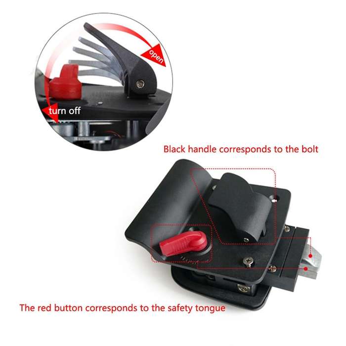 2x Push-type Door Locks R3 Mechanical Lock for Camper Rv Caravan Boat